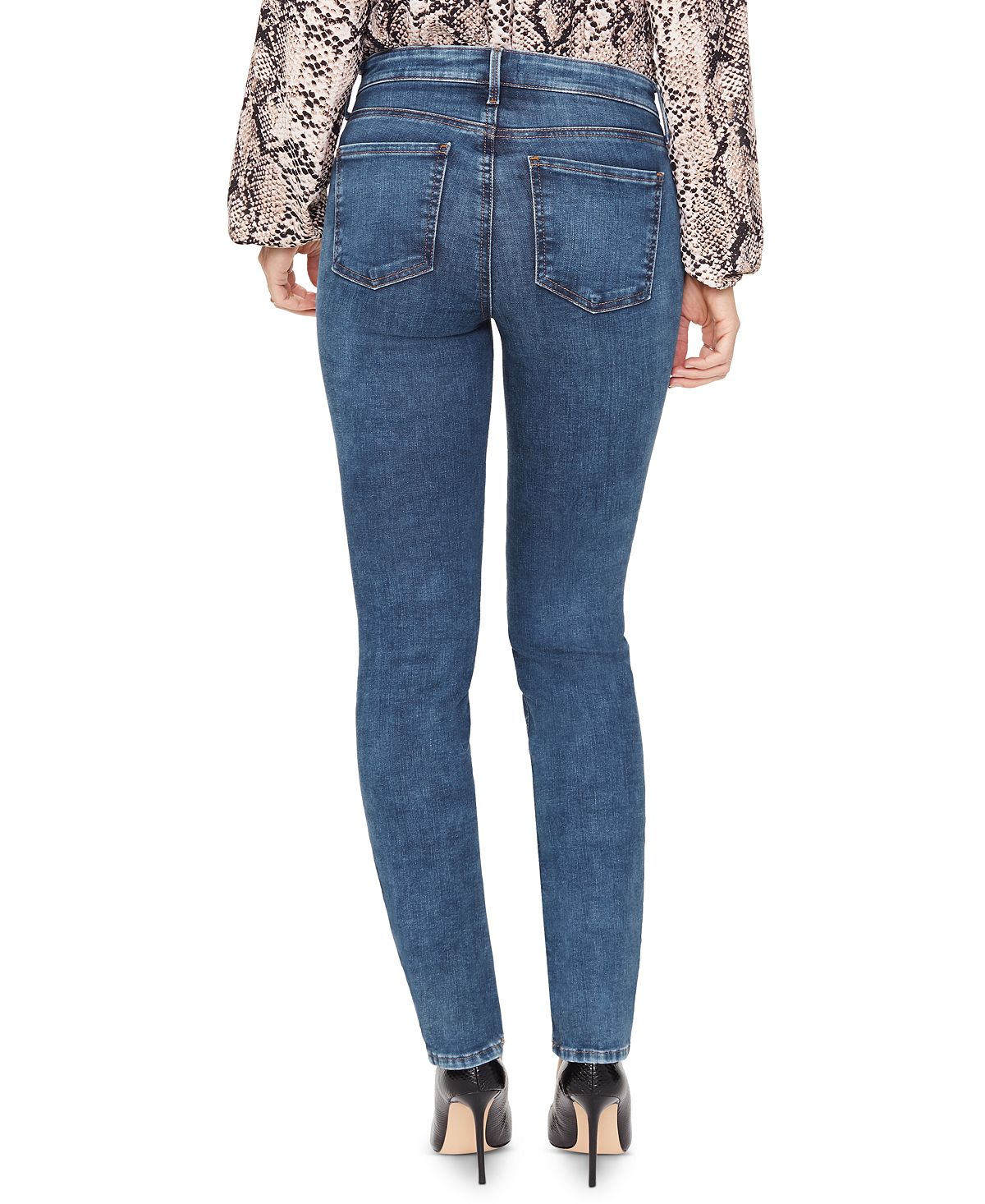 NYDJ Women's Sheri Slim Fit Jeans Blue Size 0