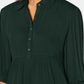 Style & Co Women's Babydoll Tunic Shirt Green Size Petite M