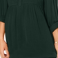 Style & Co Women's Babydoll Tunic Shirt Green Size Petite M