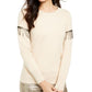 Alfani Women's Long Sleeve Crew Neck Top Green Size Large