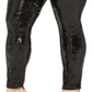 INC International Concepts Women's Plus Sequin Pull-on Pants Black Size 3X