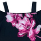 INC International Concepts Women's Floral Off Shoulder Top Black Size Small