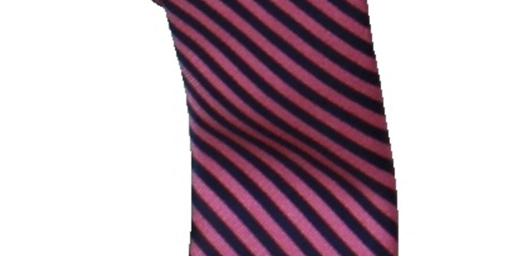 Nautica Men's Huma Striped Business Neck Tie Pink Size Regular