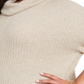 Style & Co Women's Plus Mixed Ribbed Turtleneck Tunic Sweater Brown Size 3X