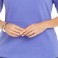 Karen Scott Women's Cotton Ring Top Blue Size M