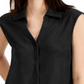Alfani Women's Sleeveless Blouse Black Size Large