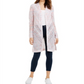 Hooked Up By IOT Junior's Pointelle Cardigan Pink Size Medium