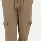 American Rag Junior's Tulip Hem Cargo Pants Brown Size Large