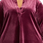 Ralph Lauren Women's Plus Velvet Blouse Green Size 2X