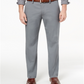 Club Room Men's Pants Flat Front Classic Chino Stretch  Gray Size 38X32