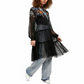Free People Women's Sheer Delight Maxi Top Black Size  XL