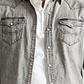Polo Ralph Lauren Men's Western Denim Sport Shirt Gray Size Medium
