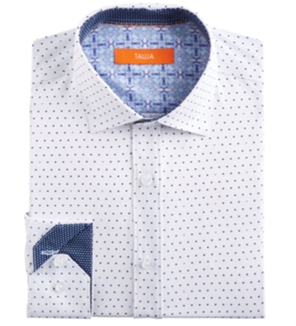 Tallia Men's Slim-Fit Performance Stretch White Size L