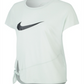 Nike Women's Dri fit Logo Side Tie Training Top -Green Size XL