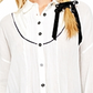 Free People Women's Amore Piped Tunic White Size Large