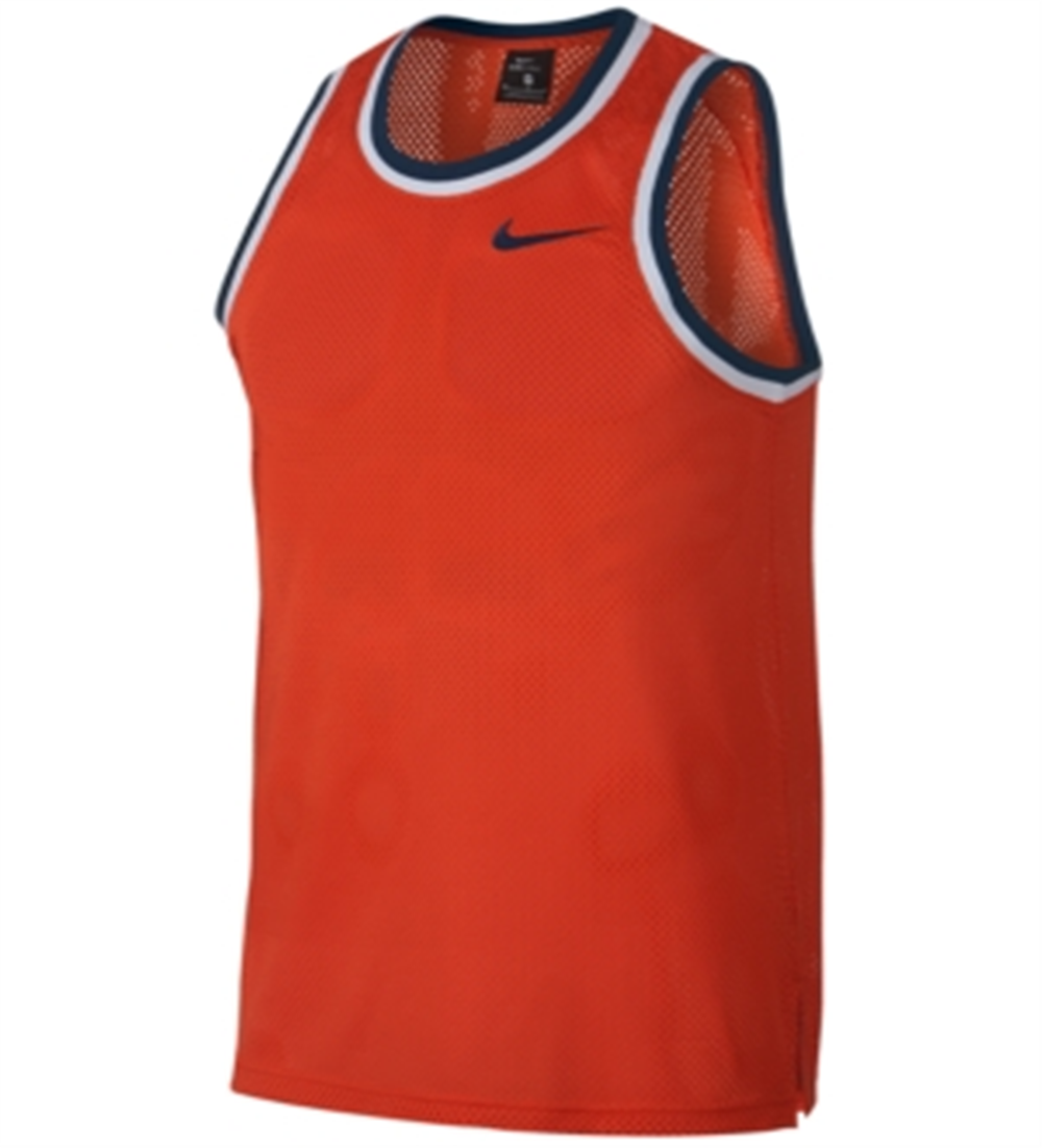Nike Men's Dri FIT Mesh Basketball Jersey Red Size Large