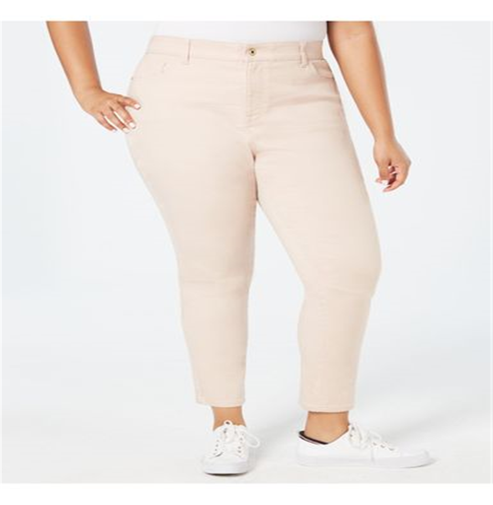 Tommy Hilfiger Women's Bedford Jeans Pink Size 20W