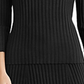 Ralph Lauren Women's Color Block Ribbed Sweater Black Size XX-Large