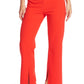 Vince Camuto Women's Side Slit Ponte Knit Pants Orange Size 8