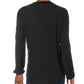 Ralph Lauren Women's Luviana Velvet Trim V Neck Pullover Top Black Size XX-Large