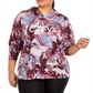 Calvin Klein Women's Logo Printed Hoodie Purple Size 1X