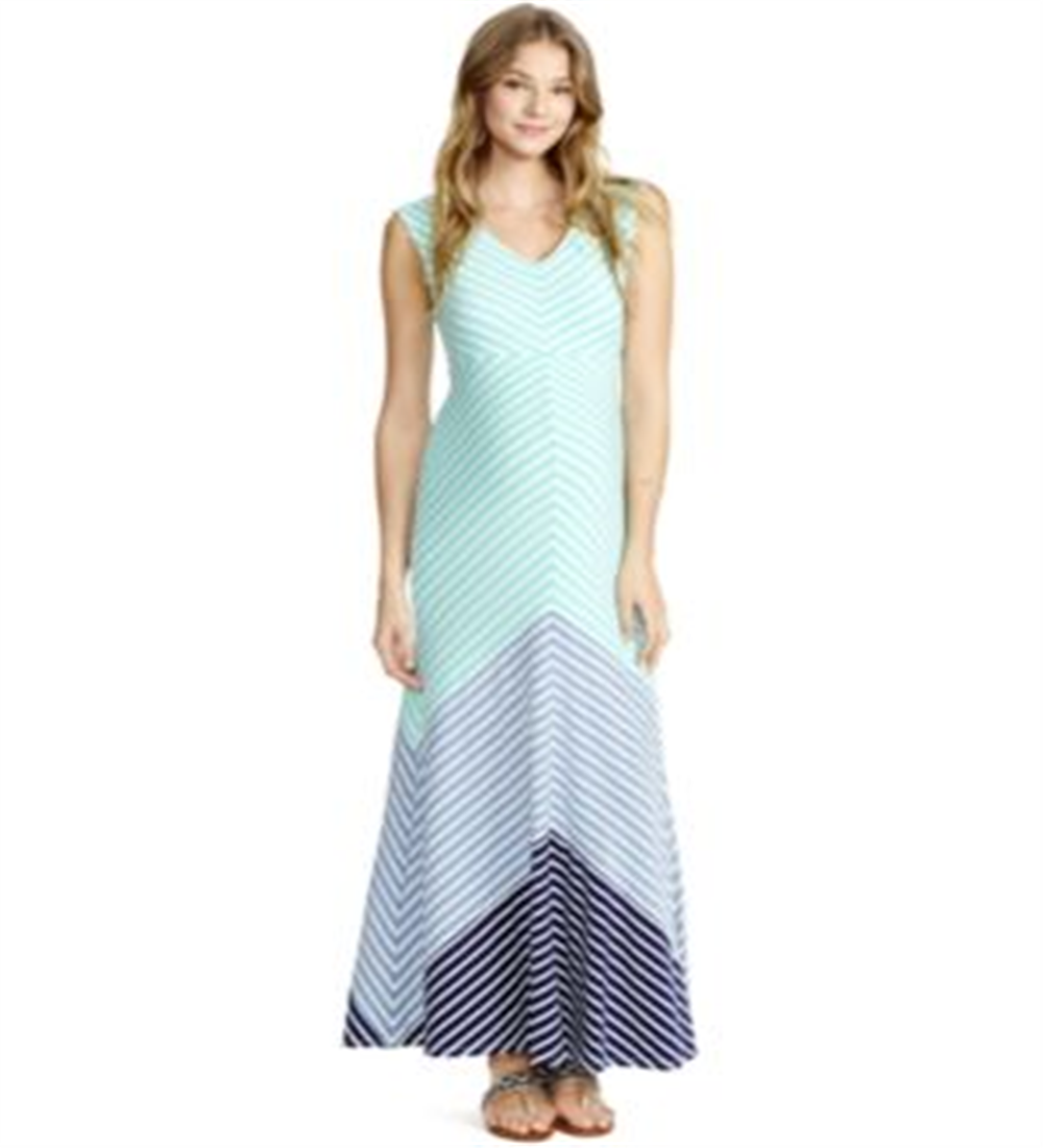 Motherhood Maternity Women's Bias Cut Maternity Maxi Dress Green Size S