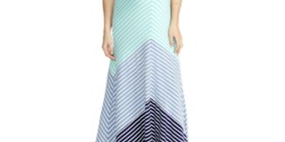 Motherhood Maternity Women's Bias Cut Maternity Maxi Dress Green Size S