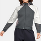 Under Armour Women's Unstoppable Move Zip Cropped Hoodie Gray Size X-Small