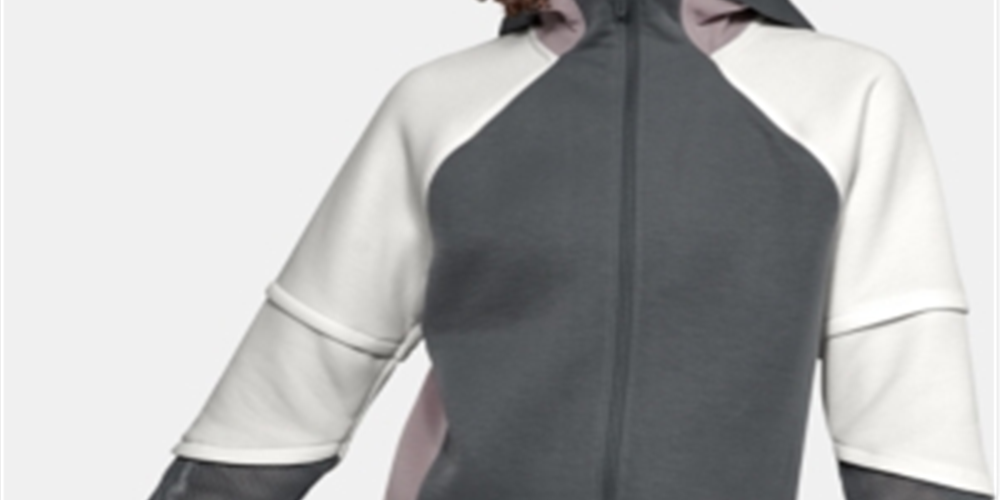 Under Armour Women's Unstoppable Move Zip Cropped Hoodie Gray Size X-Small