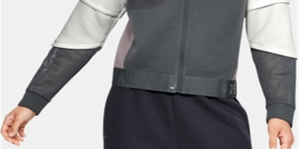 Under Armour Women's Unstoppable Move Zip Cropped Hoodie Gray Size X-Small