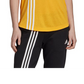 Adidas Women's Workout Training Tank Top Yellow Size L