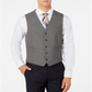 Ryan Seacrest Distinction Men's Belted Jacket Gray Size Large
