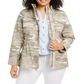 Style & Co Women's Plus Cotton Utility Jacket Brown Size 1X