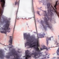 Planet Gold Women's Tie Dye Zip Front Jacket Pink Size 2X