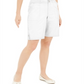 Karen Scott Women's Bermuda Shorts White Size 6