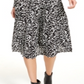 Alfani Women's Printed Fit & Flare Dress Black Size 8