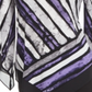 Alfani Women's Printed Pointed-Hem Top Stripe Purple Size X-Large