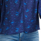 Lucky Brand Women's Sophie Popover Top Blue Size Small