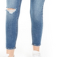 Vanilla Star Junior's Real Cheeky Ripped High Rise Jeans Blue Size -7