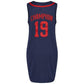 Champion Women's Baseball Jersey Dress Blue Size M