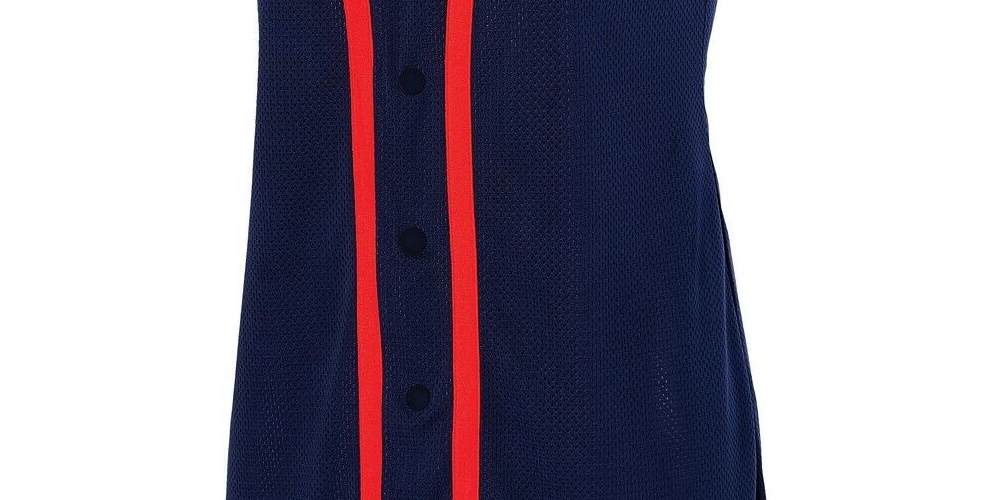 Champion Women's Baseball Jersey Dress Blue Size M