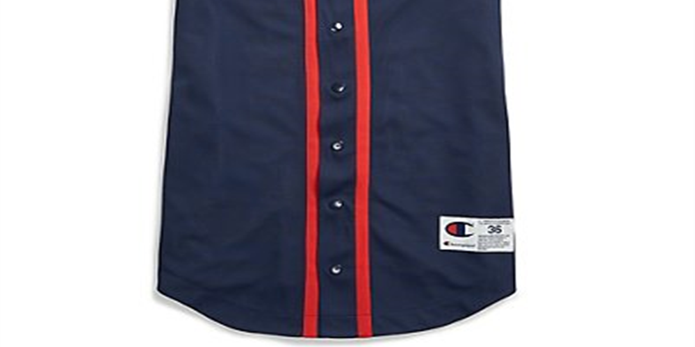 Champion Women's Baseball Jersey Dress Blue Size M