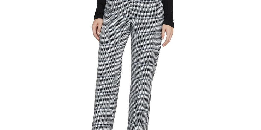 Sanctuary Women's the Runway Cropped Plaid Pants Blue Size X-Small