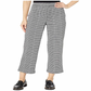 Sanctuary Women's the Runway Cropped Plaid Pants Blue Size X-Small