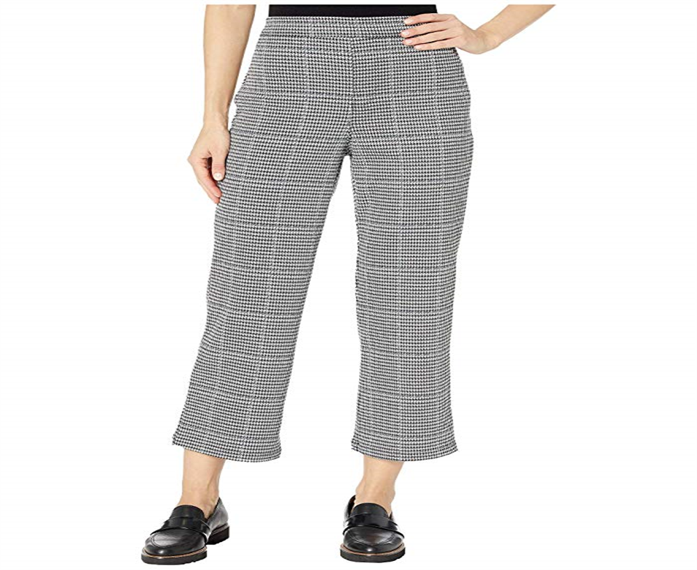 Sanctuary Women's the Runway Cropped Plaid Pants Blue Size X-Small