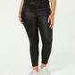 Celebrity Pink Women's Trendy Skinny Fit Jeans Black Size -14