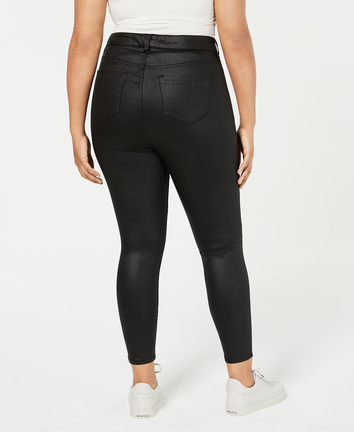 Celebrity Pink Women's Trendy Skinny Fit Jeans Black Size -14