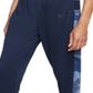 Nike Men's Dri fit Camo Trim Fleece Tapered Pants Blue Size Small