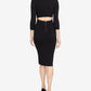 Rachel Roy Women's Back Cutout Sweater Dress -Black  Size XXL