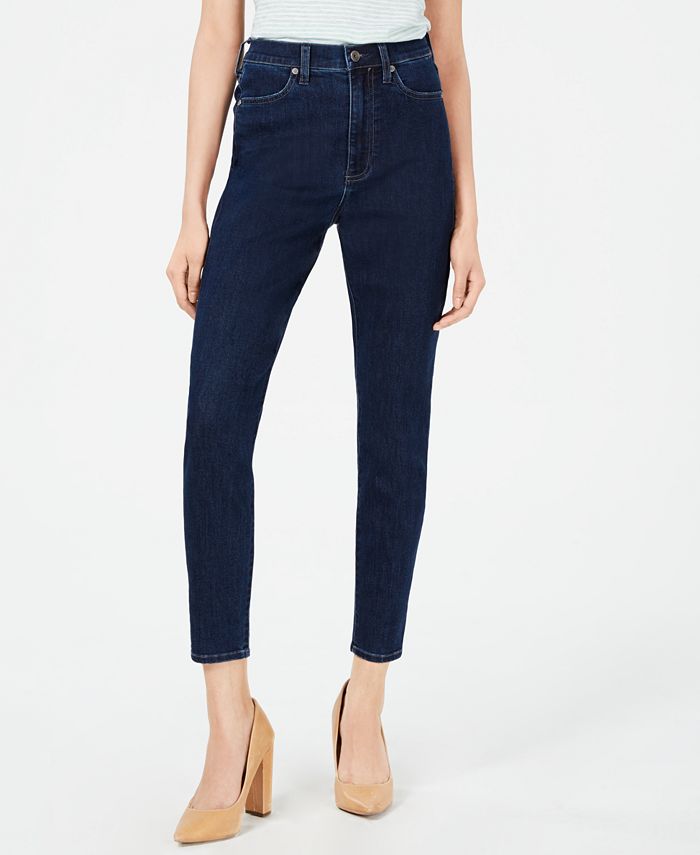 Kendall Kylie Women's the Sultry High Rise Skinny Jeans Blue Size 32